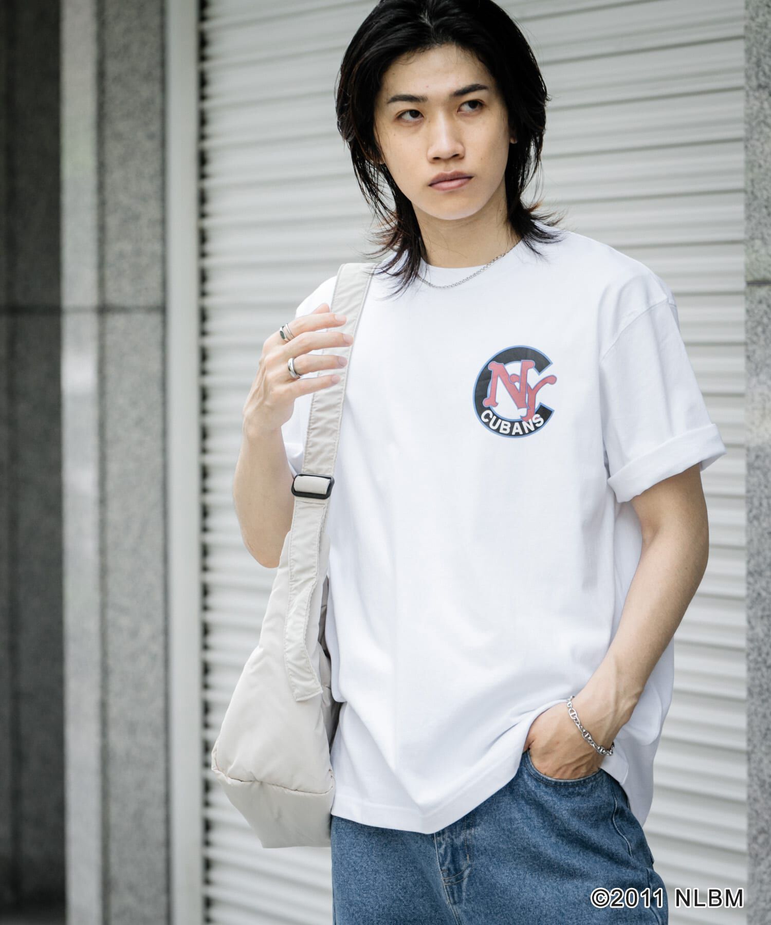 SENSE OF PLACE by URBAN RESEARCH「Negro Leagues　プリントTシャツ N」|Tシャツ・カットソー|