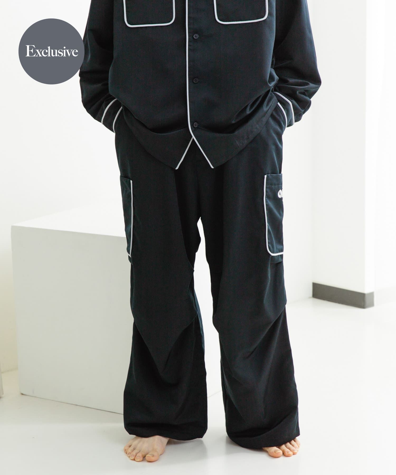 SENSE OF PLACE by URBAN RESEARCH「『別注』OATSIDE&times;SENSE OF PLACE　カーゴパンツ」|その他|ブラック