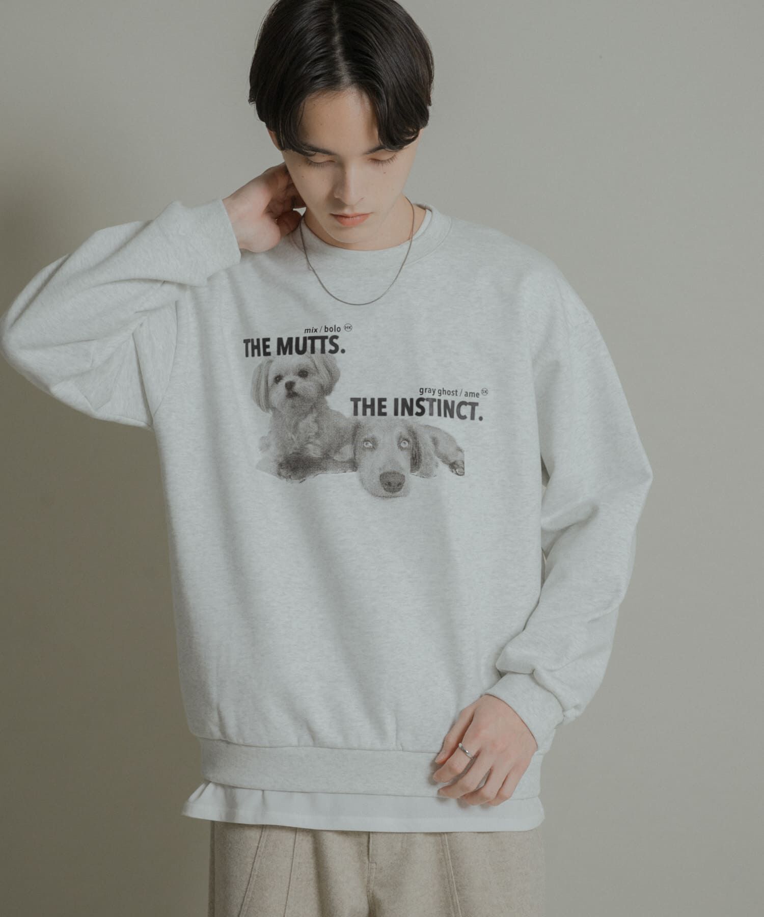 SENSE OF PLACE by URBAN RESEARCH「Dog graphic crew-neck Sweat」|スウェット・ジャージ|