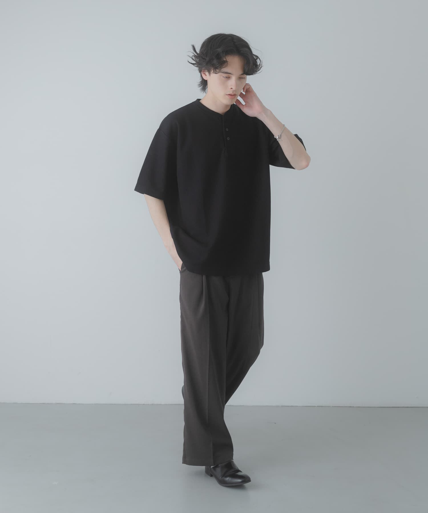 SENSE OF PLACE by URBAN RESEARCH「ヘンリーネックカノコプルオーバー」|Tシャツ・カットソー|