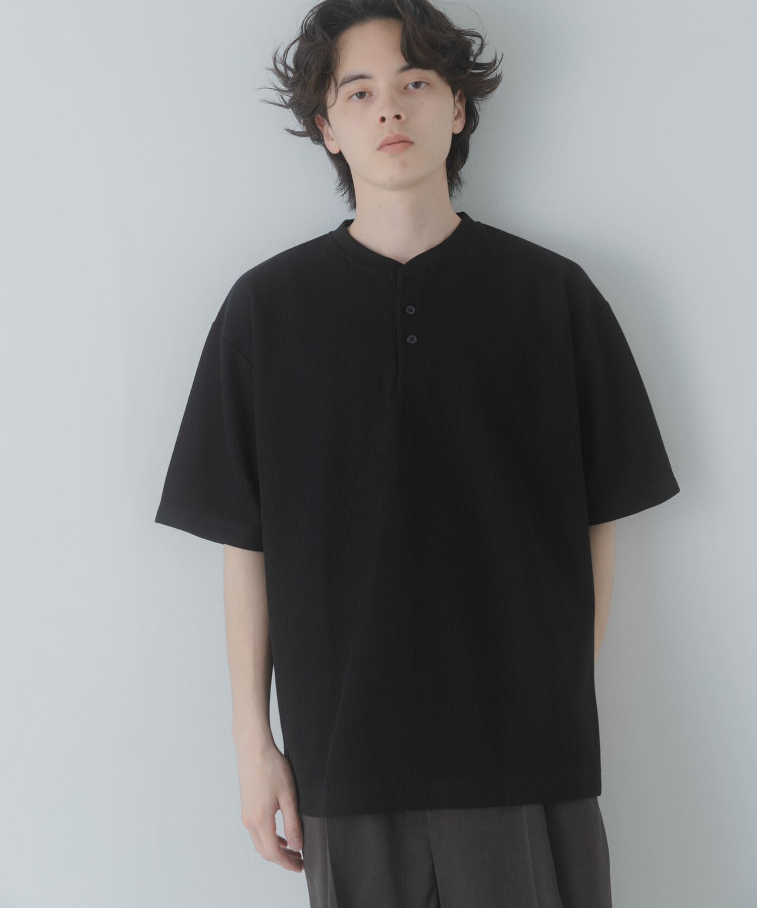 SENSE OF PLACE by URBAN RESEARCH「ヘンリーネックカノコプルオーバー」|Tシャツ・カットソー|