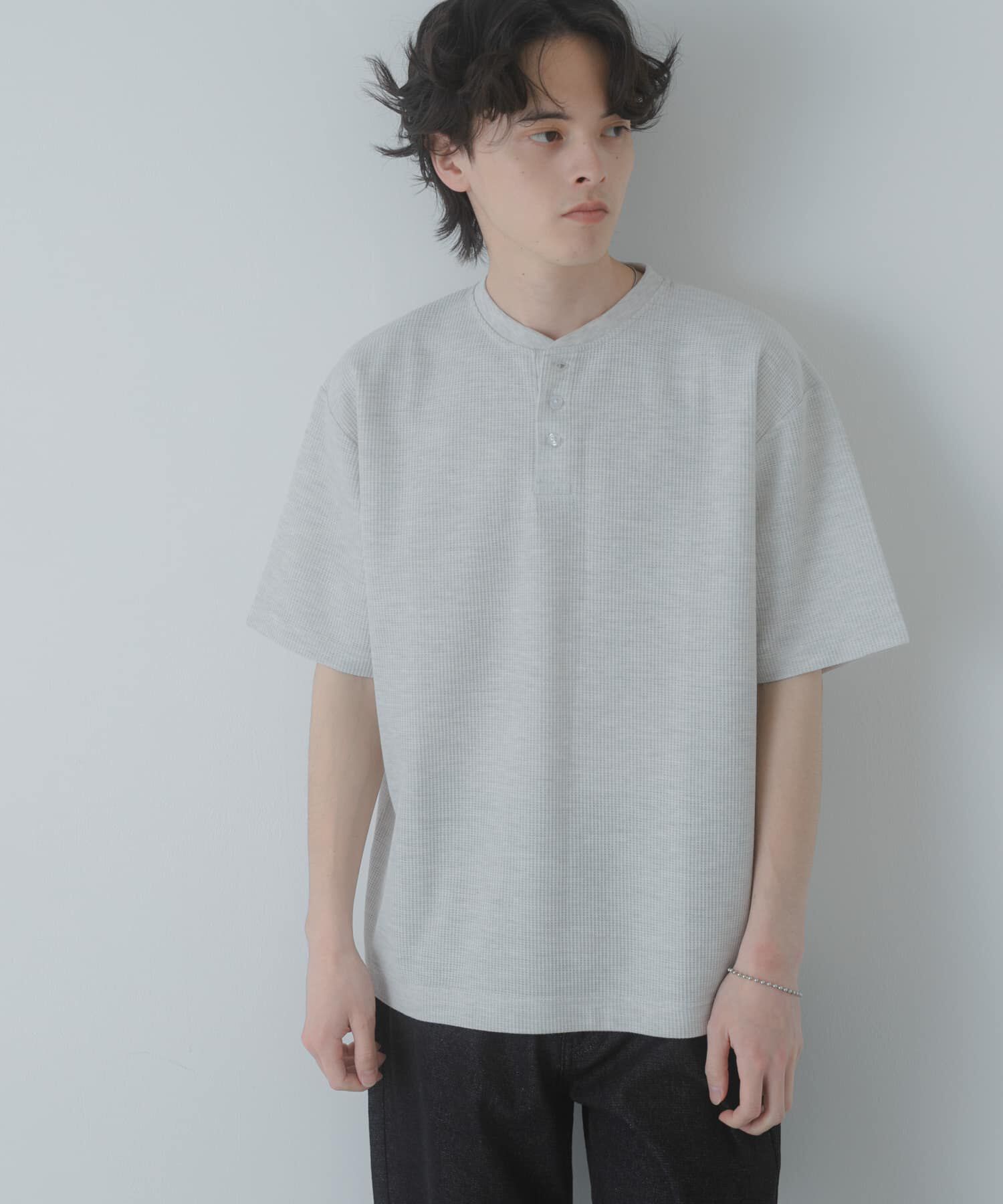 SENSE OF PLACE by URBAN RESEARCH「ヘンリーネックカノコプルオーバー」|Tシャツ・カットソー|