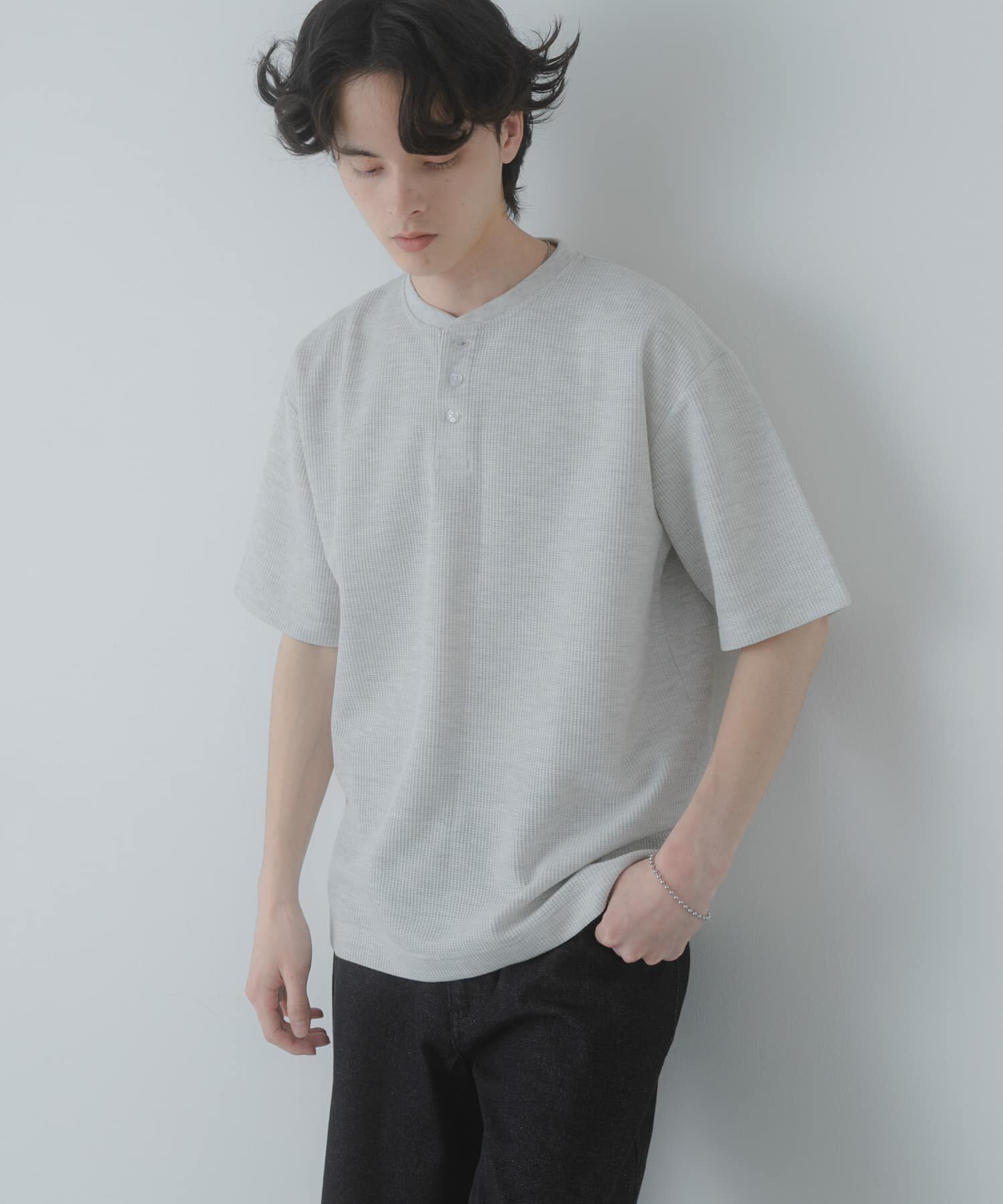 SENSE OF PLACE by URBAN RESEARCH「ヘンリーネックカノコプルオーバー」|Tシャツ・カットソー|