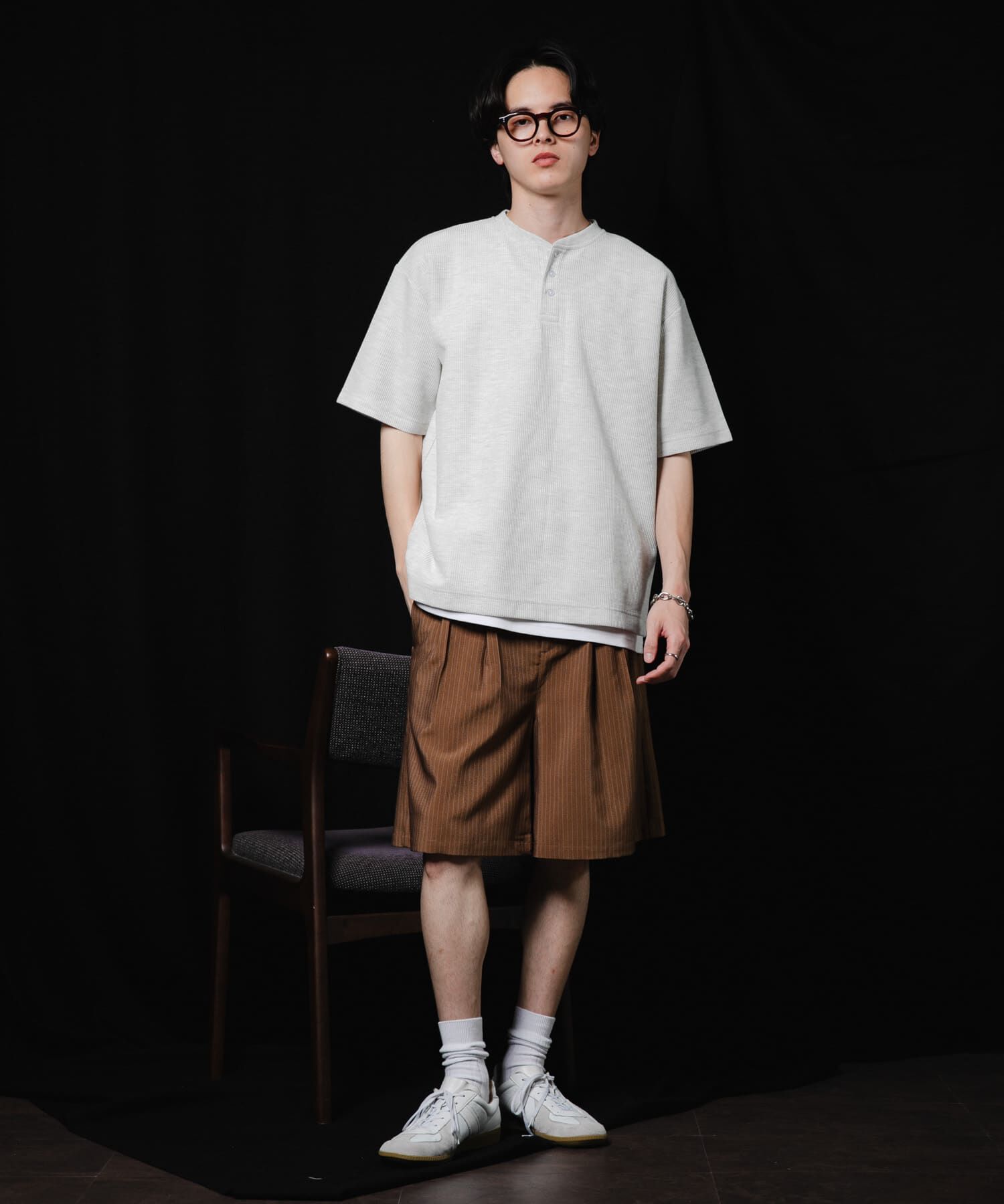 SENSE OF PLACE by URBAN RESEARCH「ヘンリーネックカノコプルオーバー」|Tシャツ・カットソー|