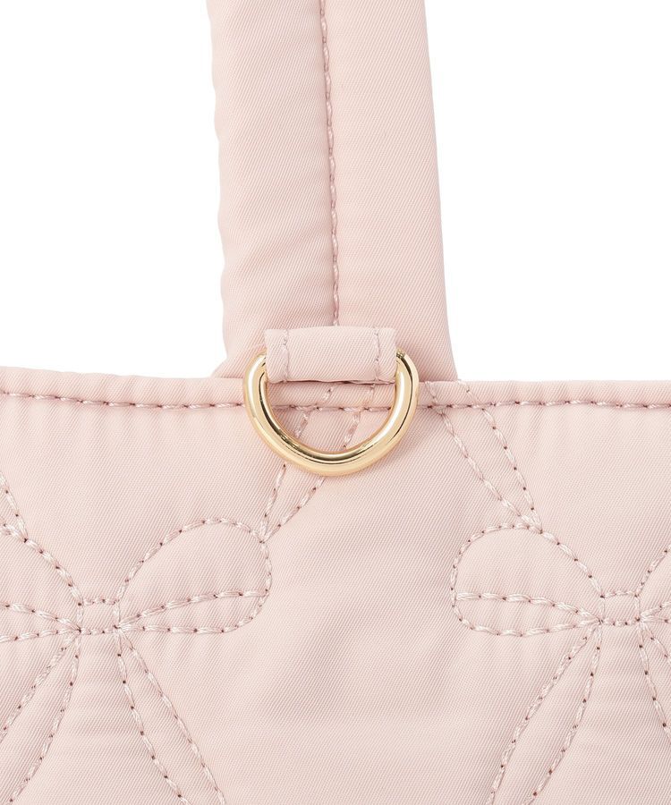 Maison de FLEUR「【撥水加工】リボンキルティングトートバッグ」|トートバッグ|