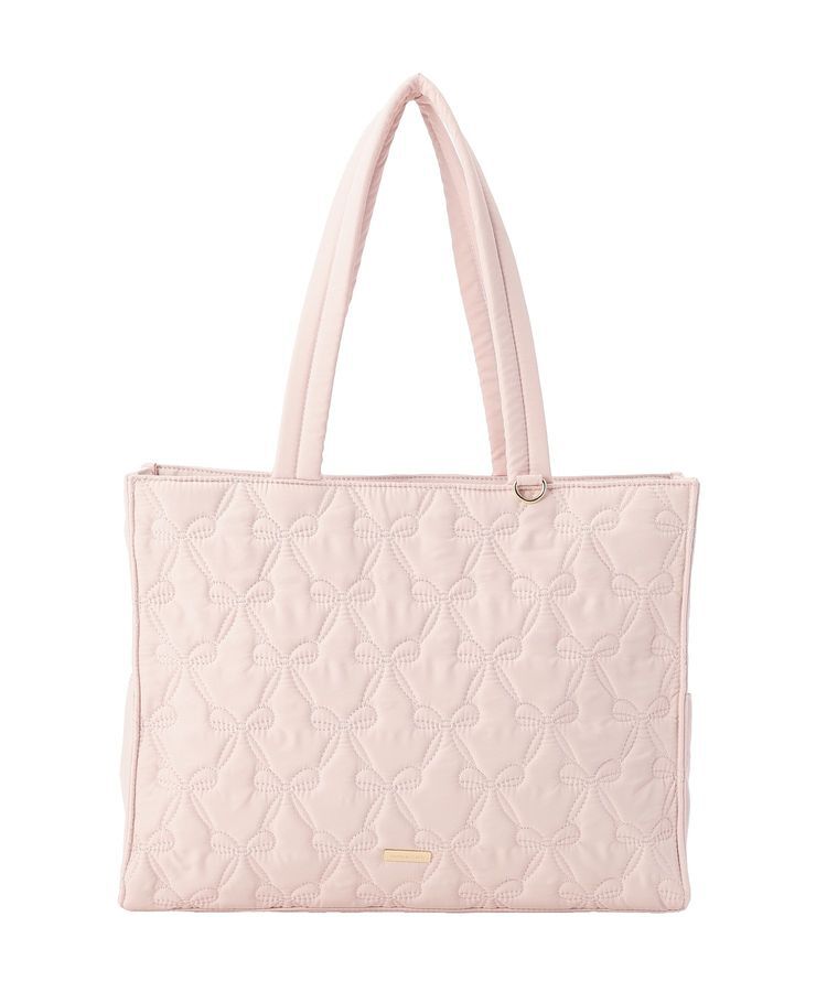 Maison de FLEUR「【撥水加工】リボンキルティングトートバッグ」|トートバッグ|