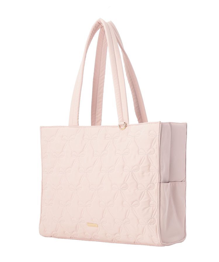 Maison de FLEUR「【撥水加工】リボンキルティングトートバッグ」|トートバッグ|