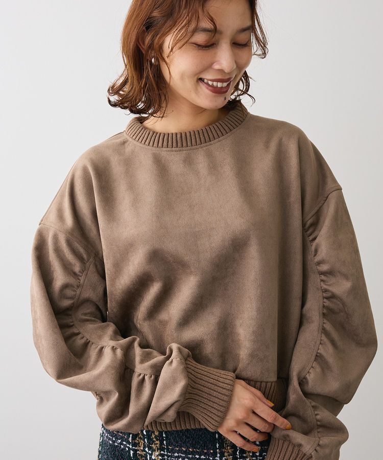 Green Parks「・ELENCARE DUE スエードポンチプルオーバー」|Tシャツ・カットソー|