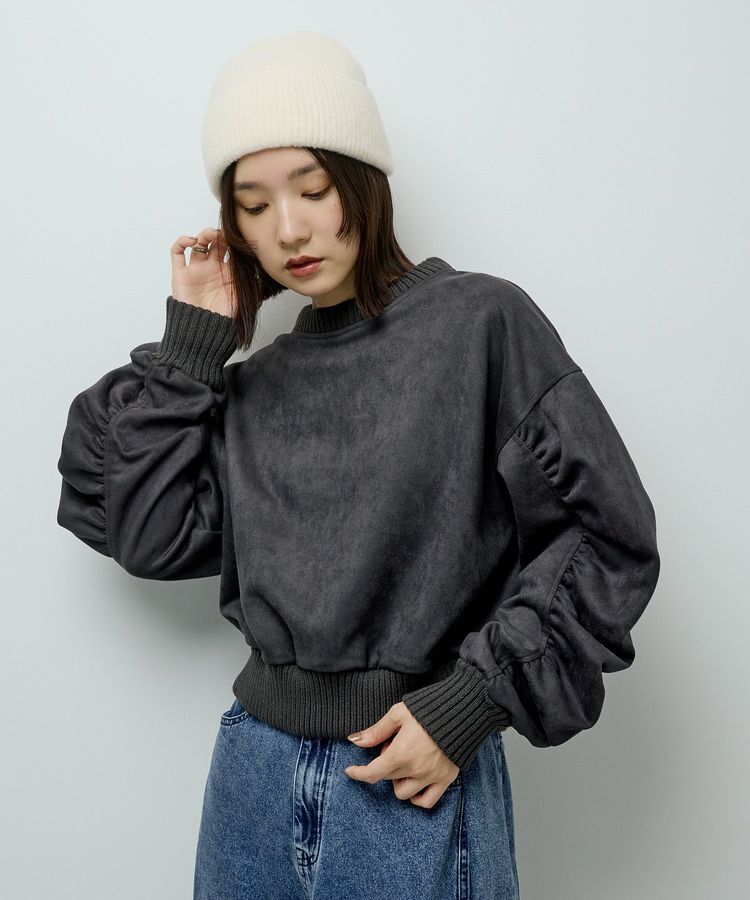Green Parks「・ELENCARE DUE スエードポンチプルオーバー」|Tシャツ・カットソー|