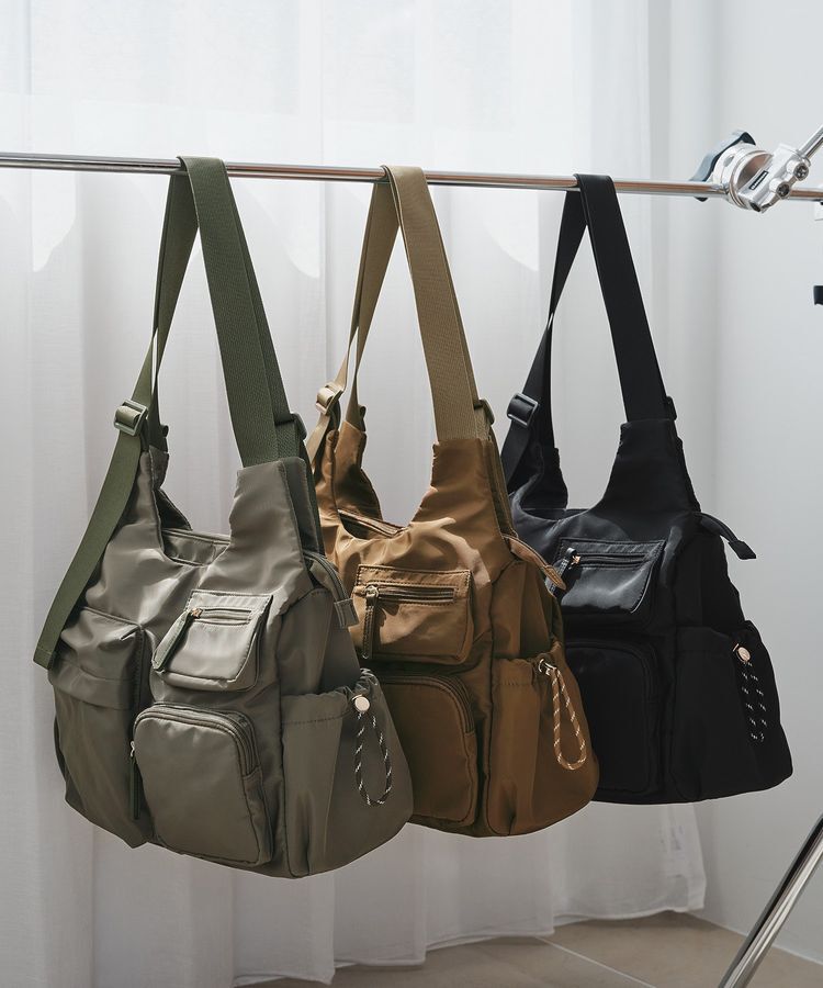 Green Parks「【10ポケBag】収納アドバイザー監修アウトポケットトート」|トートバッグ|
