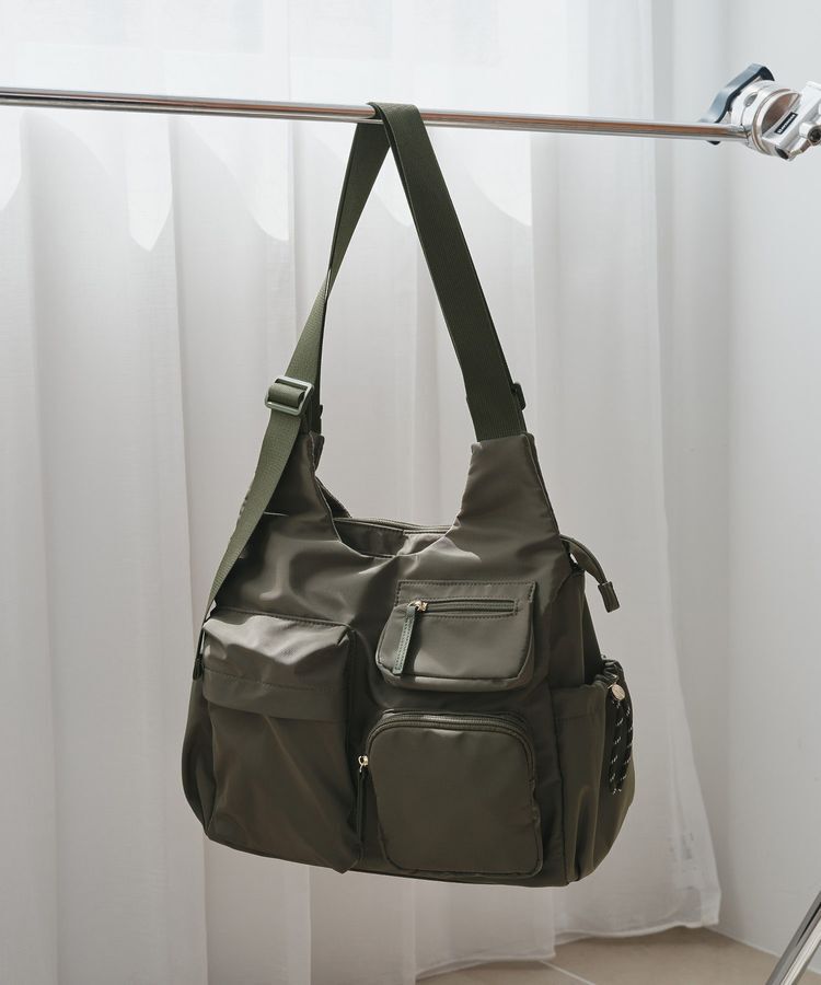 Green Parks「【10ポケBag】収納アドバイザー監修アウトポケットトート」|トートバッグ|
