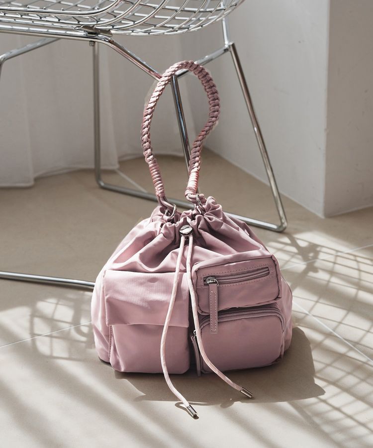 Green Parks「【10ポケBag】収納アドバイザー監修ショルダーバッグ」|ショルダー・メッセンジャー|Pink
