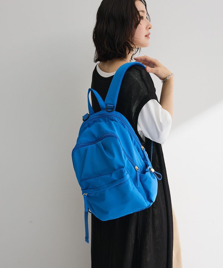 Green Parks「【10ポケBag】収納アドバイザー監修2層リュック」|リュック|Blue