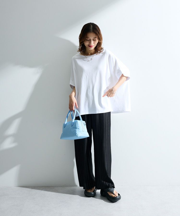 Green Parks「【適ON】超冷感タック入りオーバーサイズプルオーバー」|Tシャツ・カットソー|