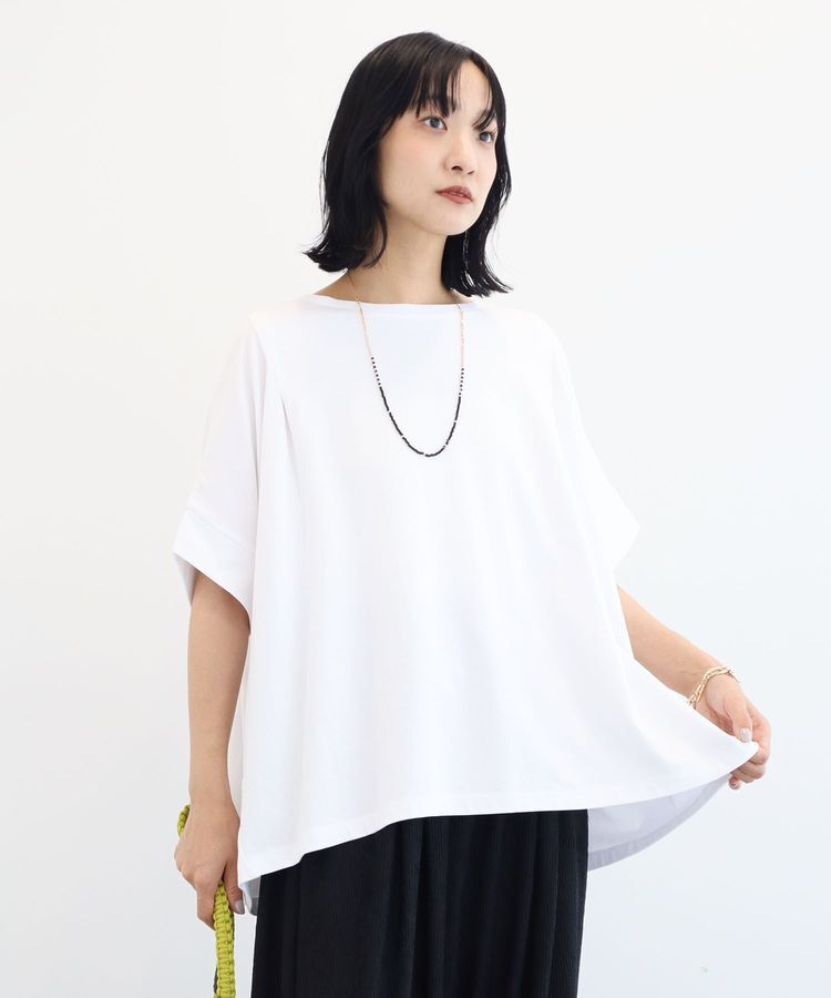Green Parks「【適ON】超冷感タック入りオーバーサイズプルオーバー」|Tシャツ・カットソー|