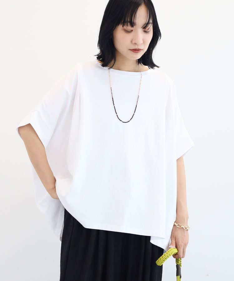 Green Parks「【適ON】超冷感タック入りオーバーサイズプルオーバー」|Tシャツ・カットソー|