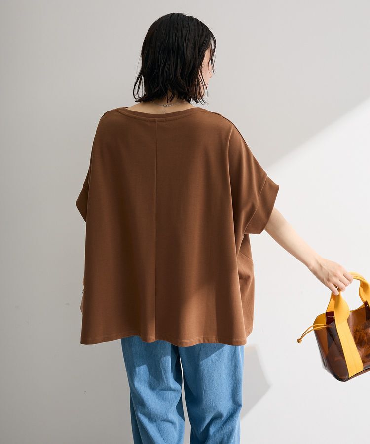 Green Parks「【適ON】超冷感タック入りオーバーサイズプルオーバー」|Tシャツ・カットソー|