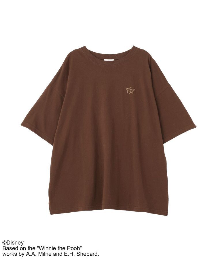 Green Parks「Winnie the Pooh/バックプリントTシャツ」|Tシャツ・カットソー|Brown