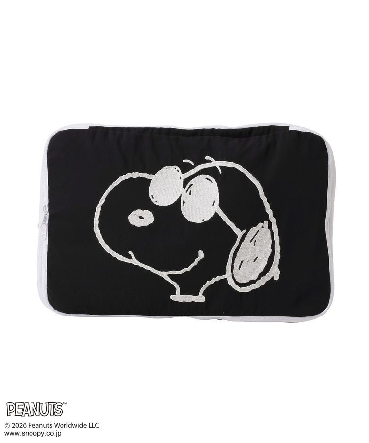 Green Parks「【PEANUTS】GreenParks圧縮ポーチ」|ポーチ|Black