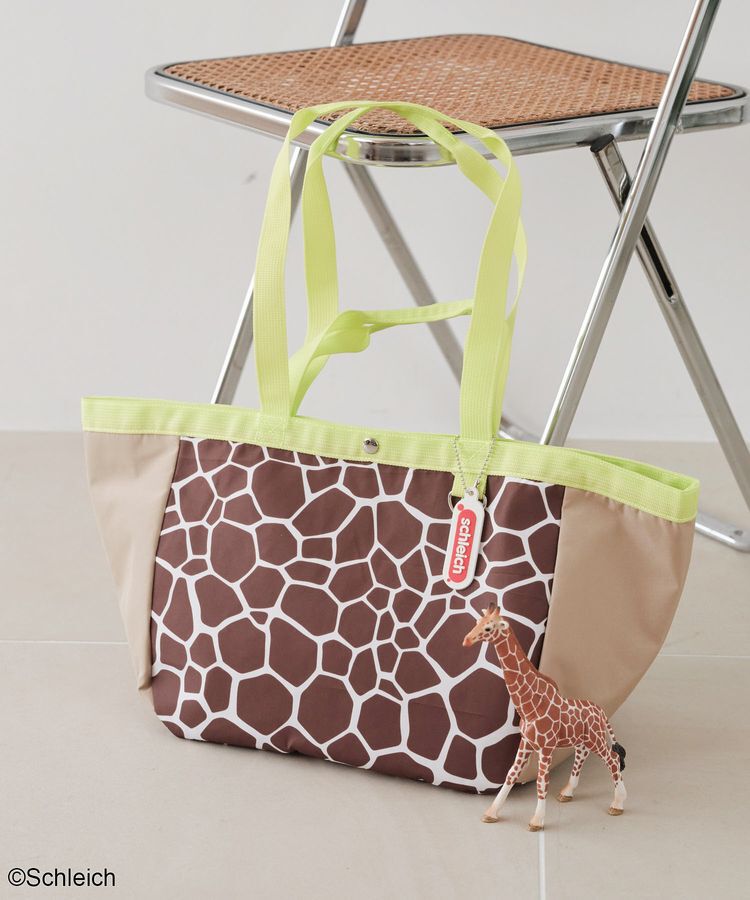 Green Parks「シュライヒコラボ配色バック」|トートバッグ|Beige
