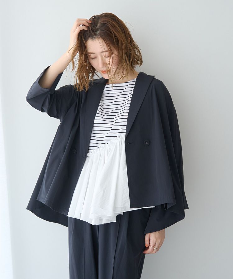 YECCA VECCA「アシメペプラムカットソー」|Tシャツ・カットソー|