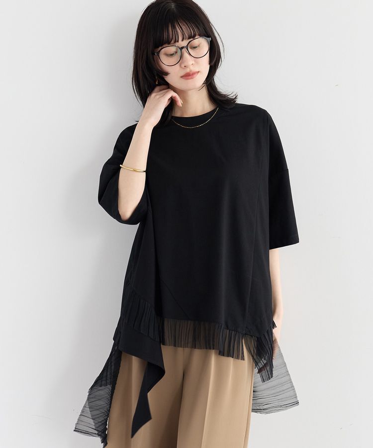 Editt by YECCA VECCA「裾アシメデザインプルオーバー」|Tシャツ・カットソー|