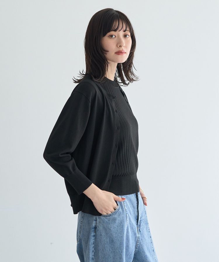 YECCA VECCA「【洗濯機洗い可】マシンウォッシャブルカーディガン」|カーディガン|