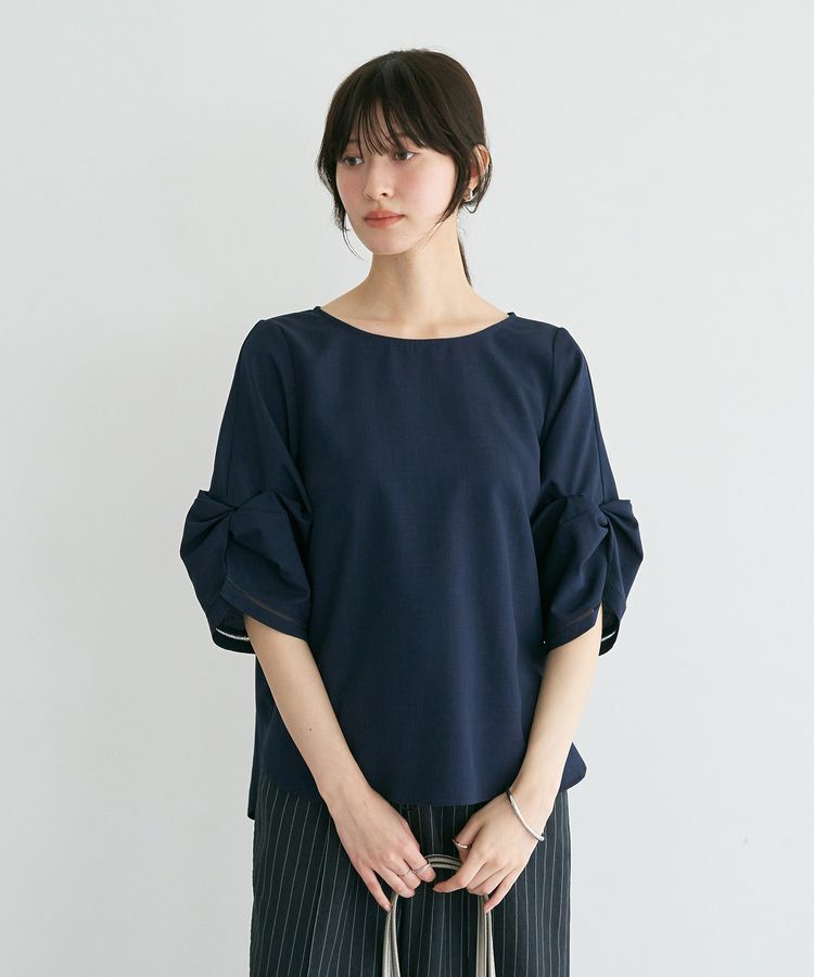 YECCA VECCA「ハシゴレースタックスリーブブラウス」|シャツ・ブラウス|