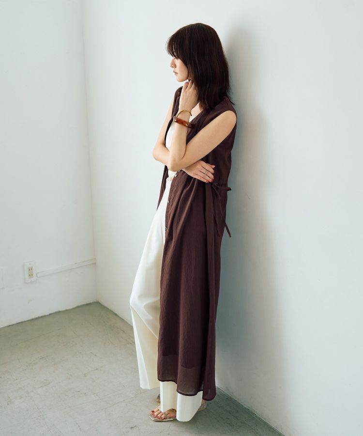 YECCA VECCA「ドライタッチシアードロストワンピース」|ワンピース|