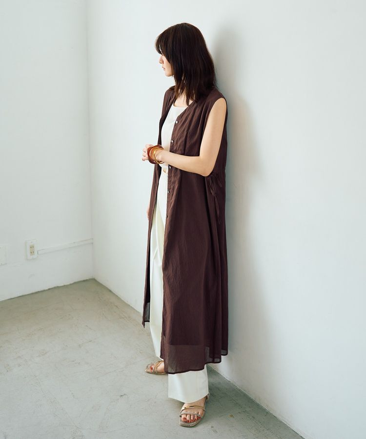 YECCA VECCA「ドライタッチシアードロストワンピース」|ワンピース|