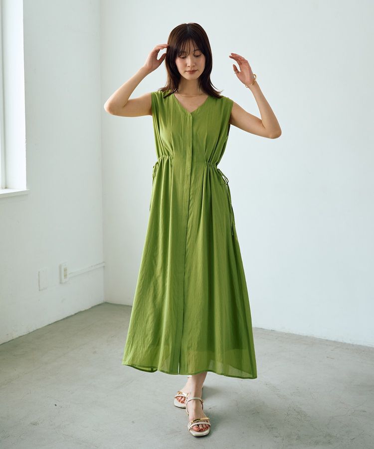 YECCA VECCA「ドライタッチシアードロストワンピース」|ワンピース|