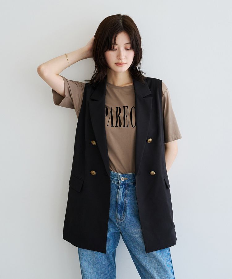 YECCA VECCA「【接触冷感】フロッキーロゴTee」|Tシャツ・カットソー|