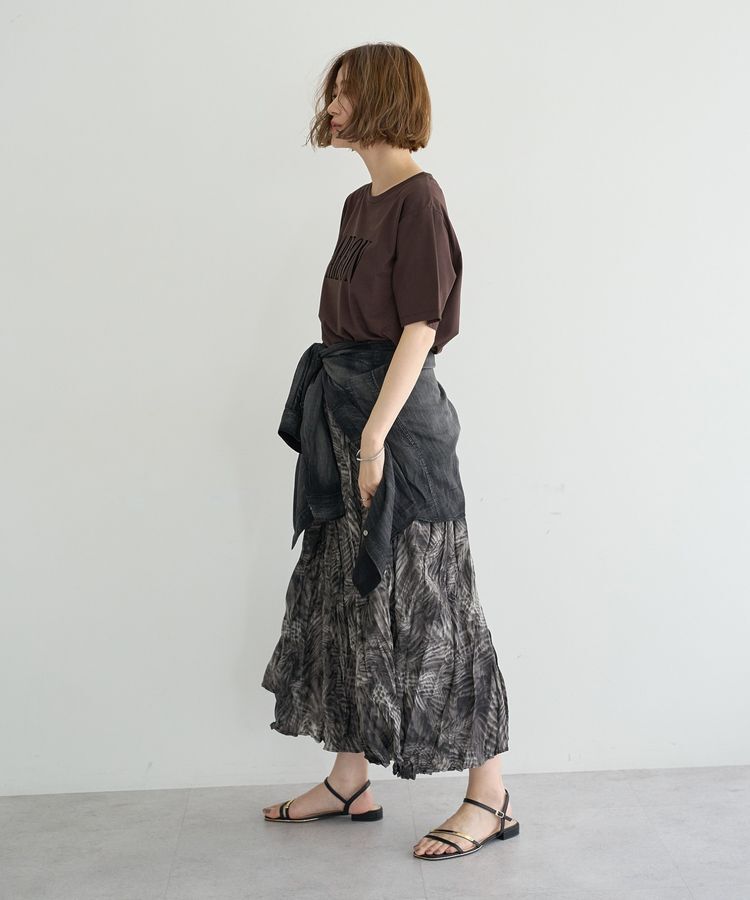 YECCA VECCA「【接触冷感】フロッキーロゴTee」|Tシャツ・カットソー|