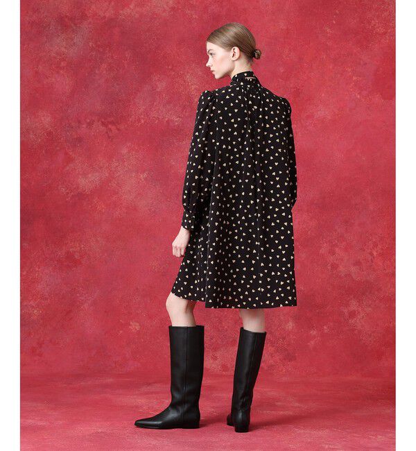 LOULOU WILLOUGHBY「WEB限定 デシンハートワンピース」|ワンピース|