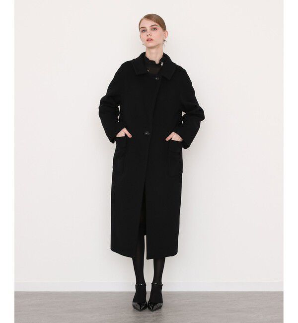 LOULOU WILLOUGHBY「シャルムビーバーロングコート」|ダッフルコート|