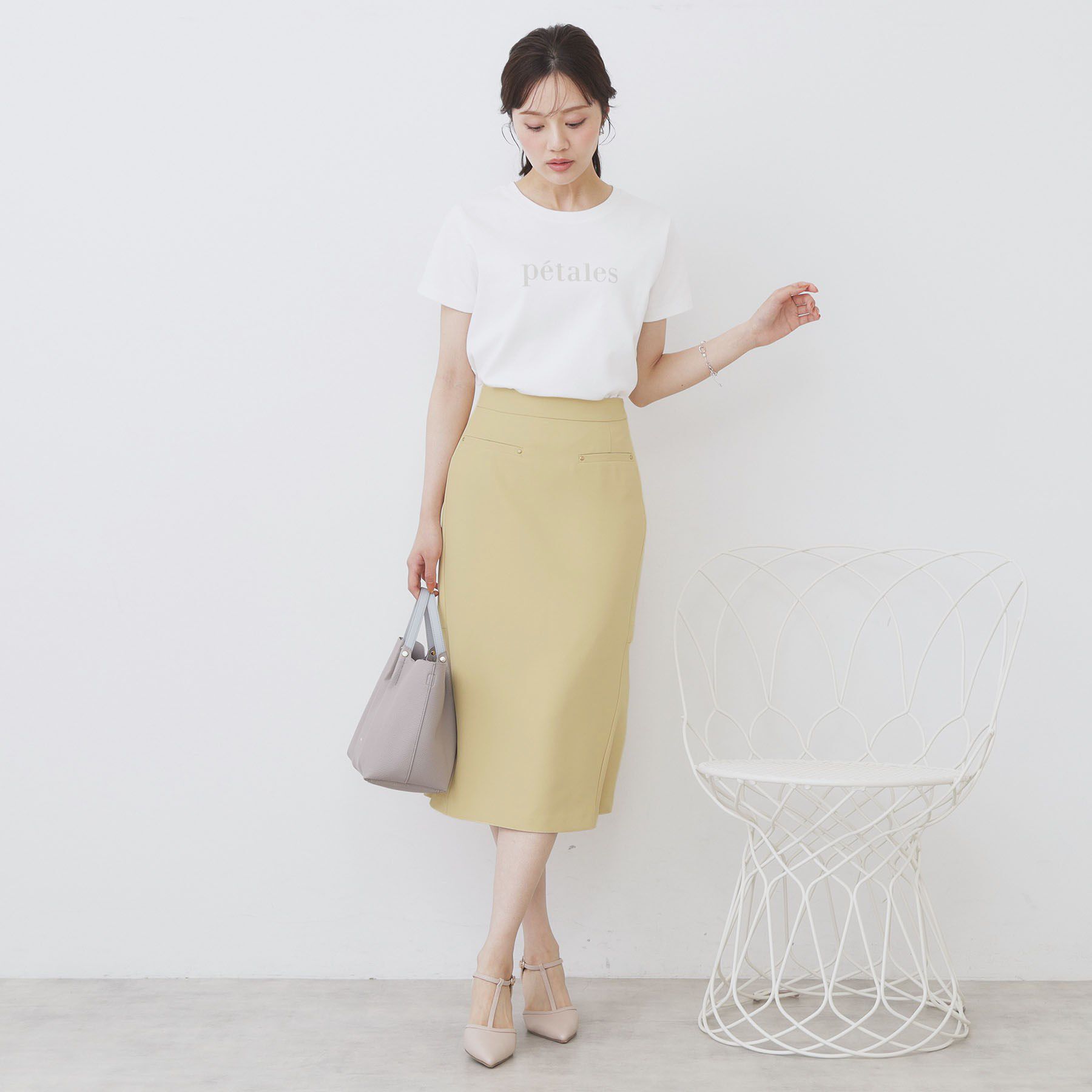 index「《S-LLサイズ》フロッキーロゴTシャツ【接触冷感／UVケア／洗濯機洗い可】」|Tシャツ・カットソー|