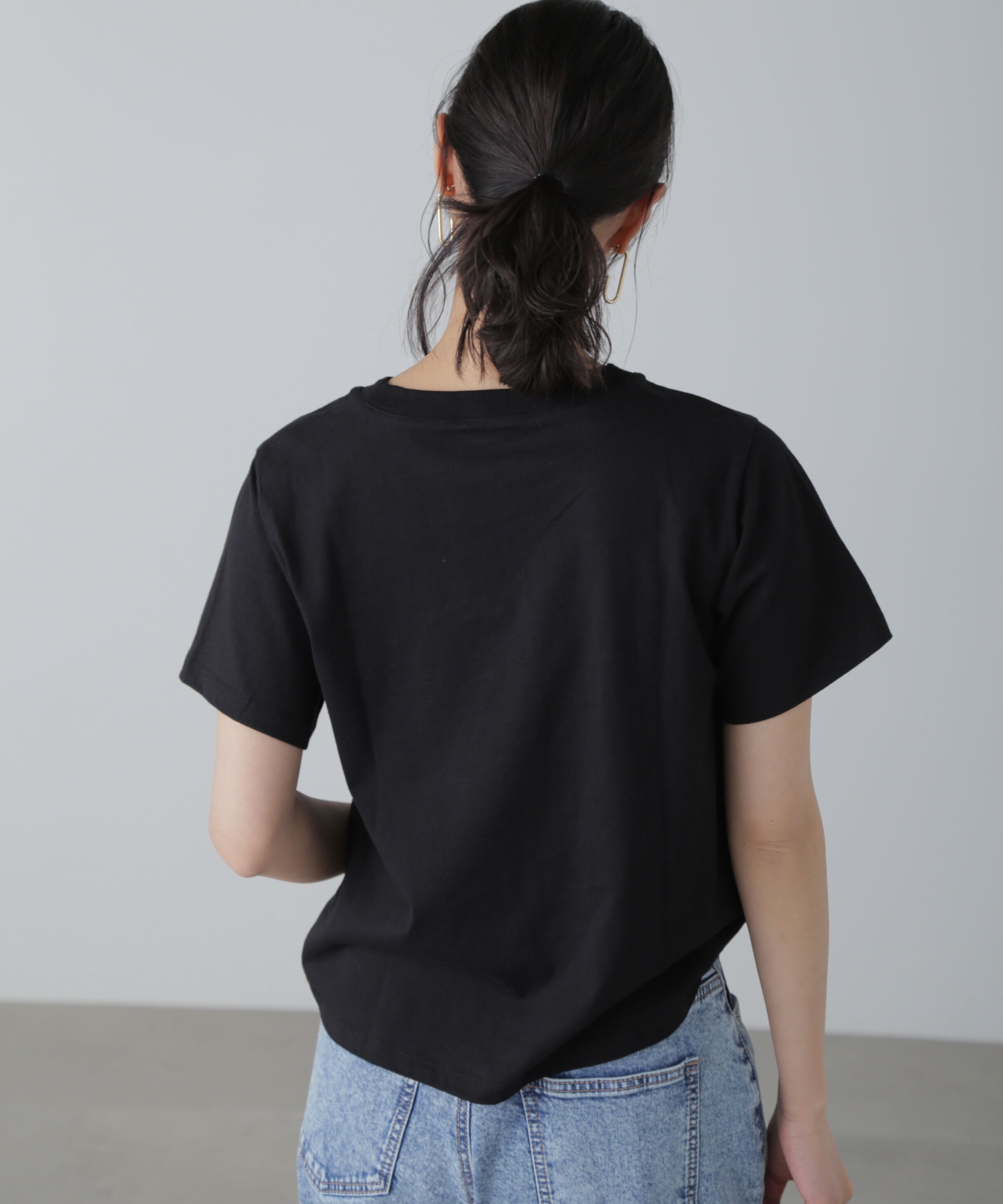  「カラーフレンチロゴプリントTシャツ」|Tシャツ・カットソー|