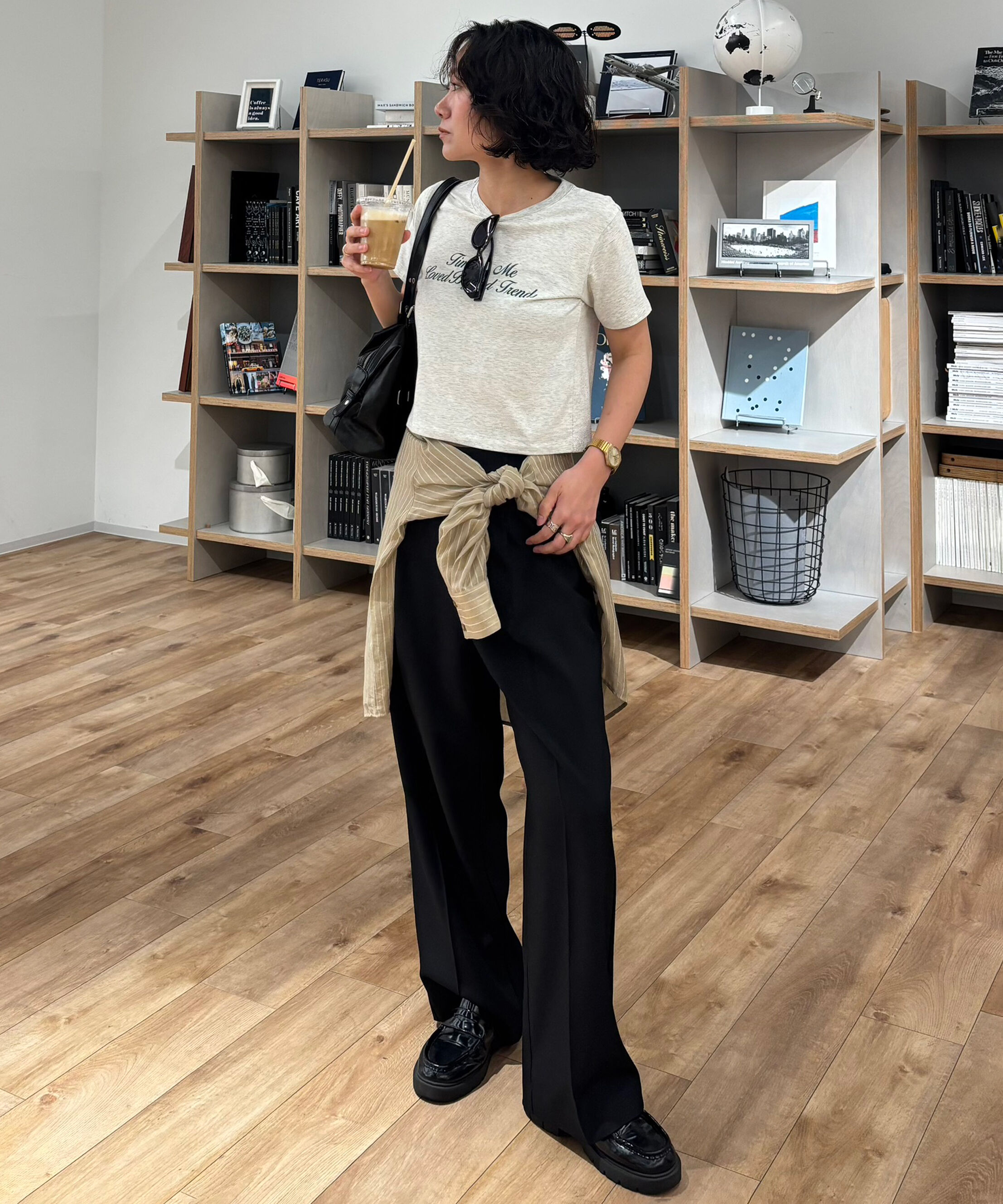  「ﾜﾝﾀｯｸﾜｲﾄﾞﾊﾟﾝﾂ[切らずに履ける身長別ｻｲｽﾞ/低身長/高身 」|その他|