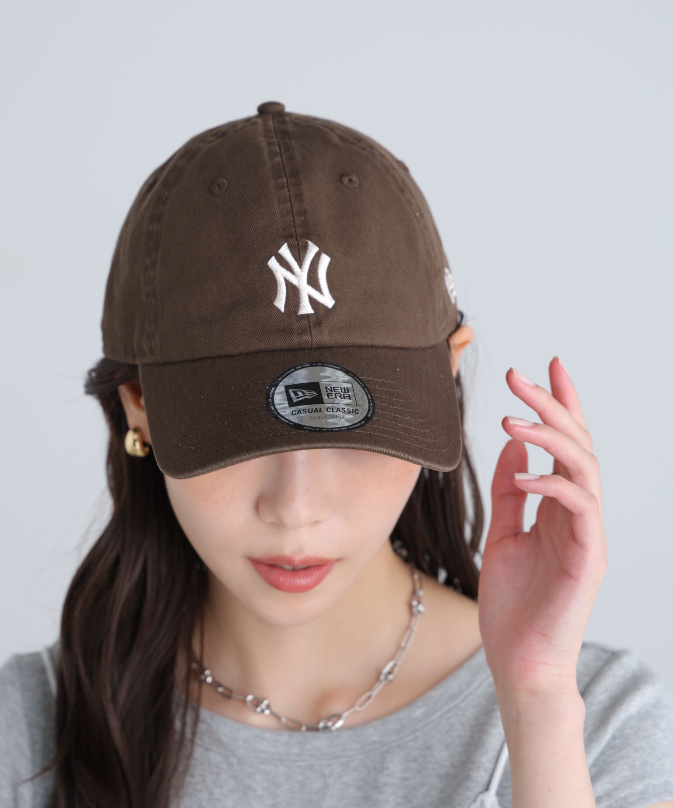  「〈NEW ERA〉CC MLB MID LOGO 26FW秋冬 別注色 キャップ」|その他|ブラウン