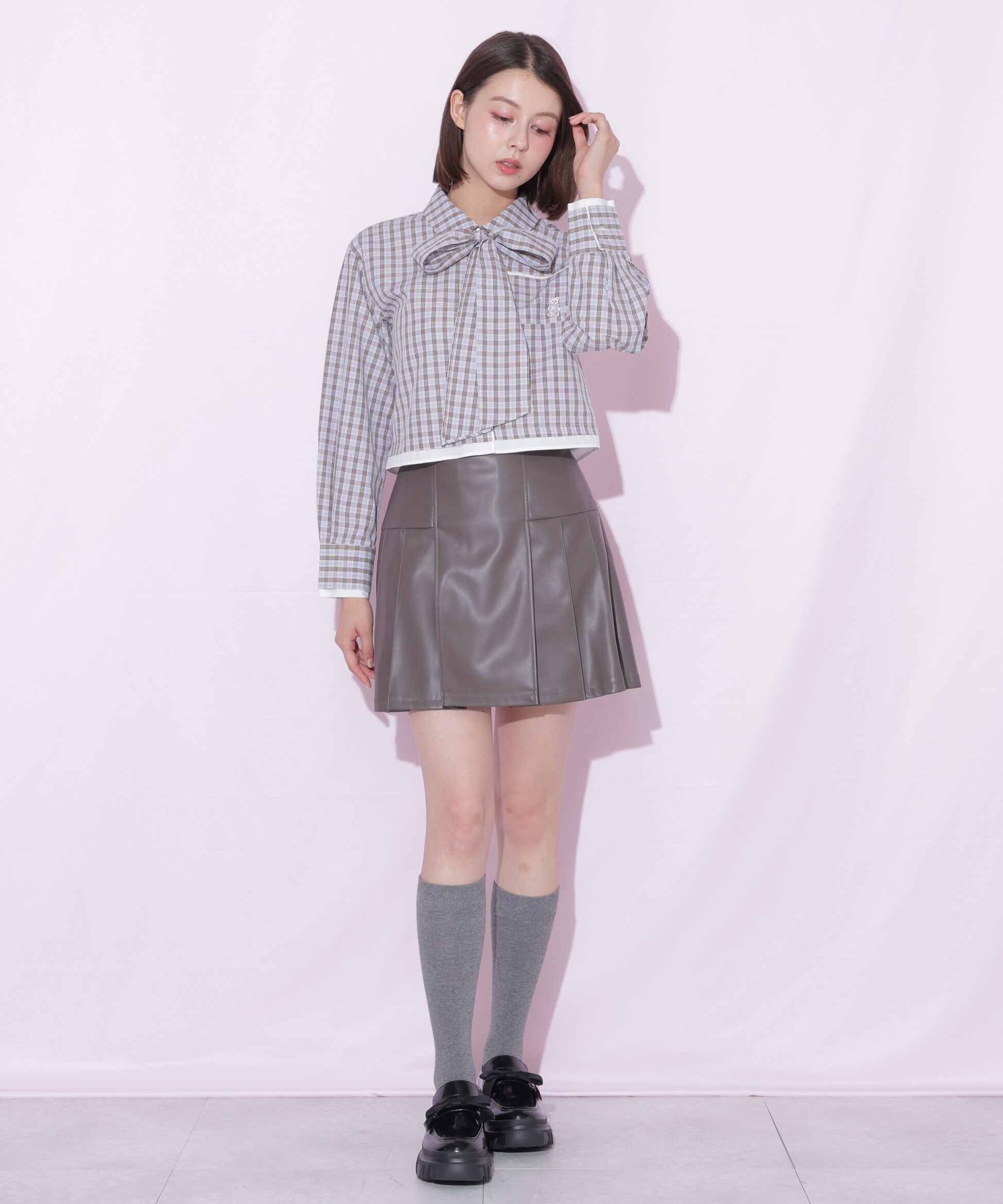  「〈BEARシリーズ〉クロップドシャツ」|シャツ・ブラウス|