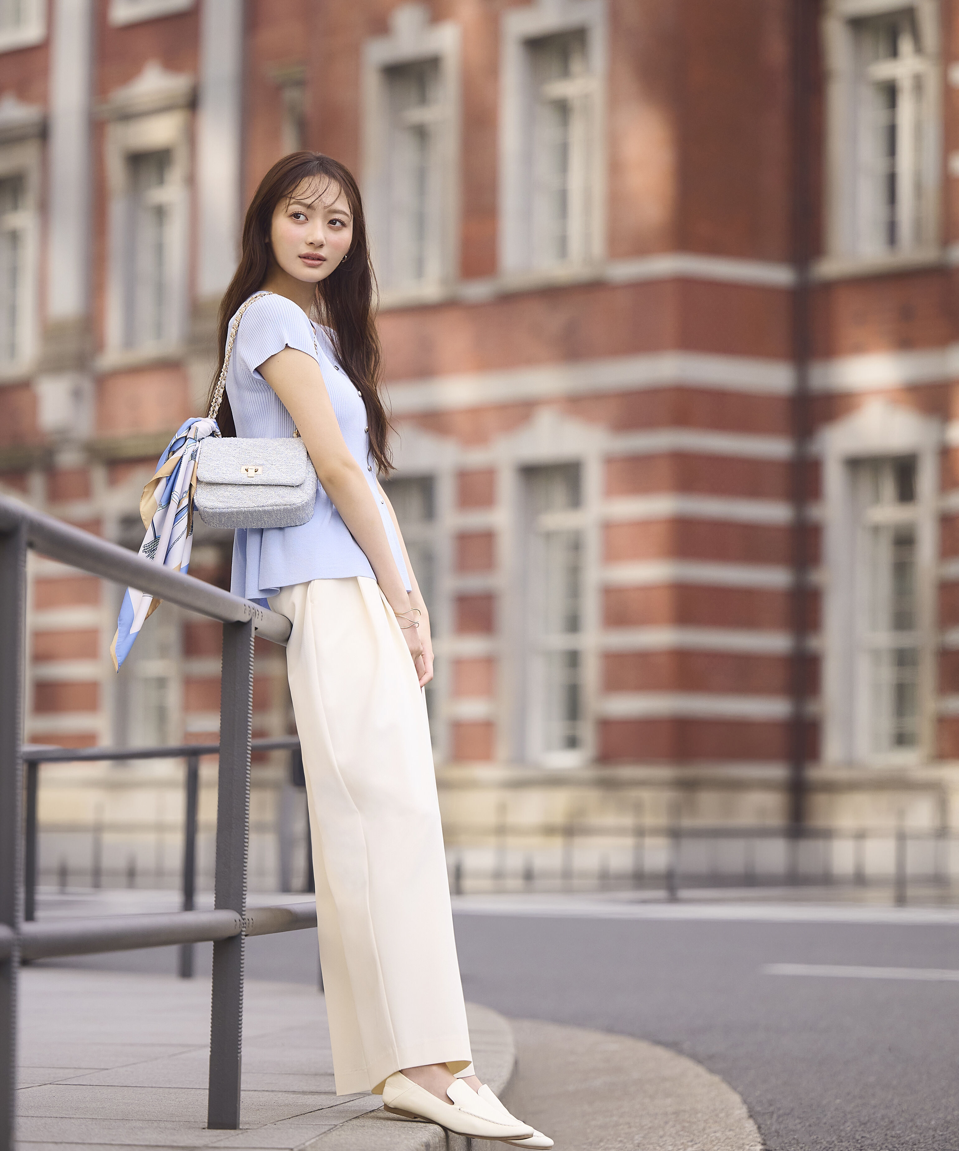 PROPORTION BODY DRESSING「ショート丈リブペプラムニット 26SS」|ニット・セーター|