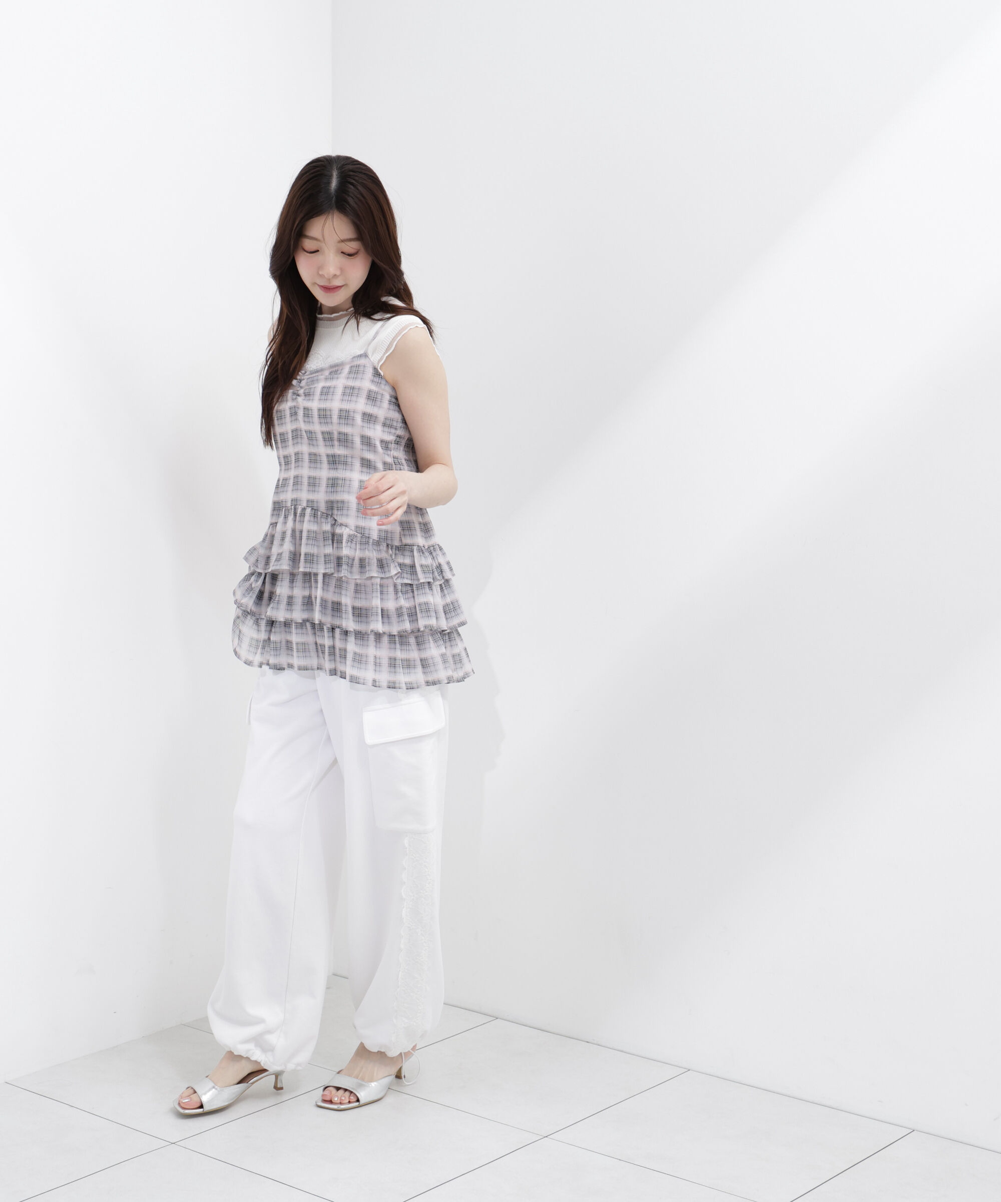 PROPORTION BODY DRESSING「チェックチュニック」|シャツ・ブラウス|
