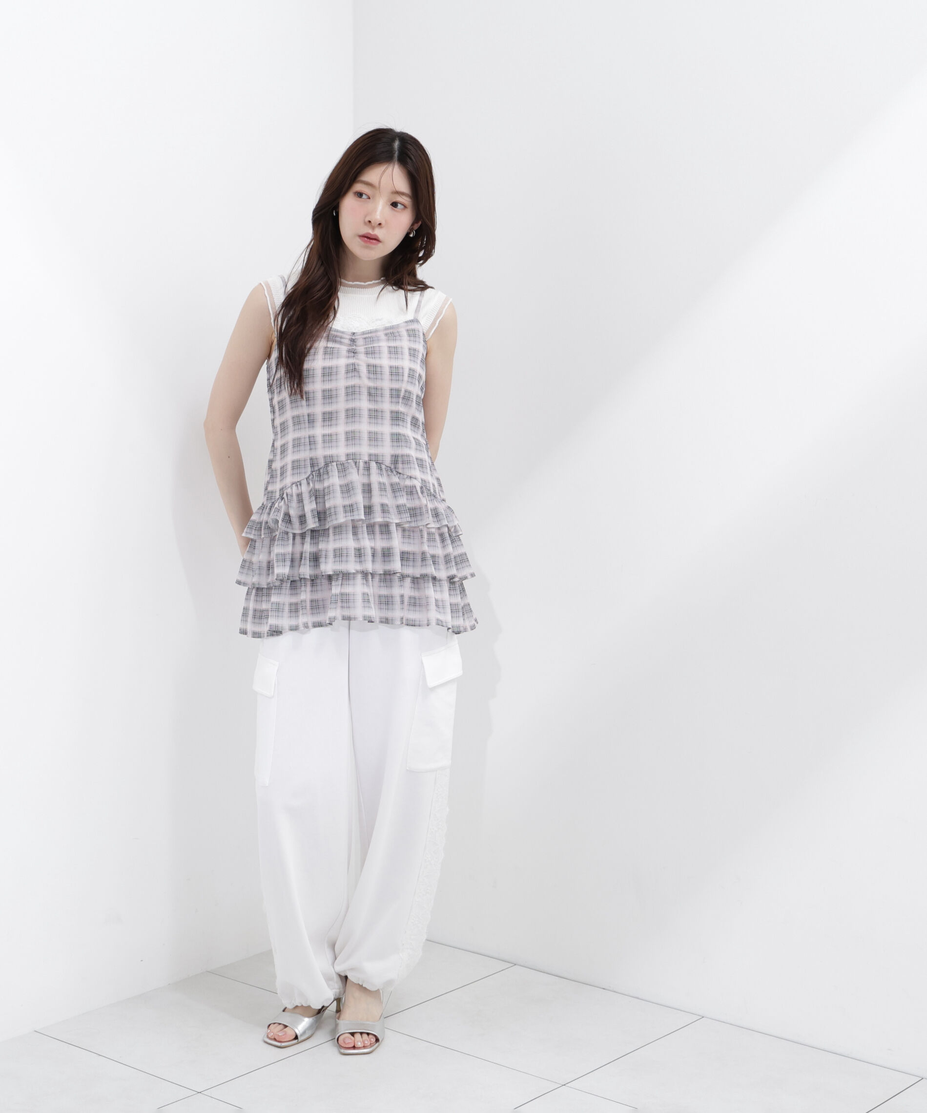 PROPORTION BODY DRESSING「チェックチュニック」|シャツ・ブラウス|
