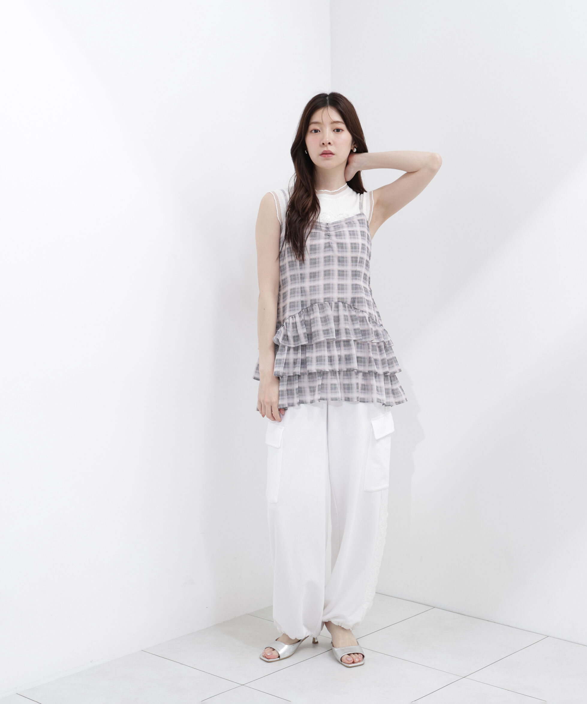 PROPORTION BODY DRESSING「チェックチュニック」|シャツ・ブラウス|