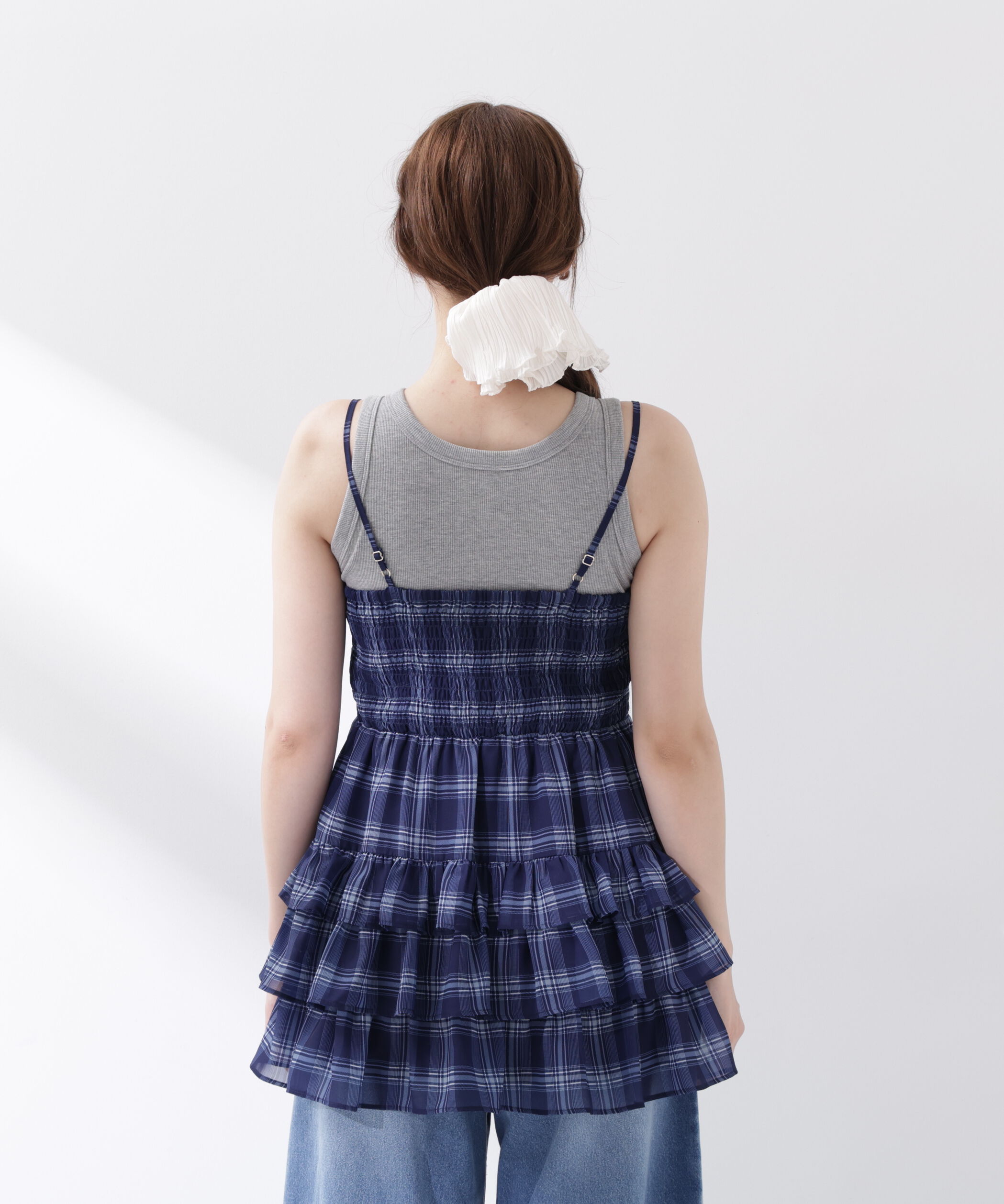 PROPORTION BODY DRESSING「チェックチュニック」|シャツ・ブラウス|
