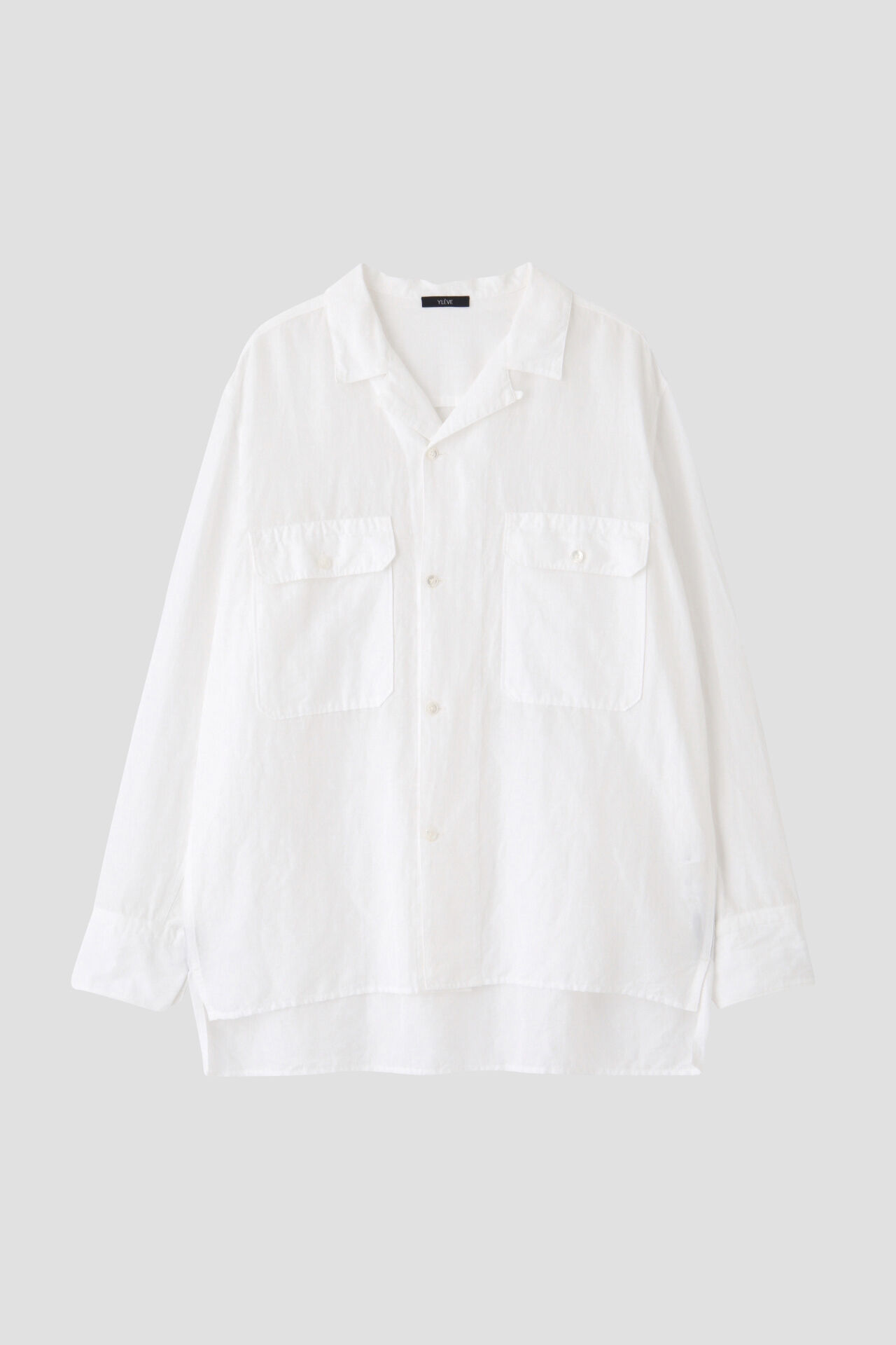 YLEVE 「YLEVE / COTTON RAMIE BROAD SHIRT」|シャツ・ブラウス|