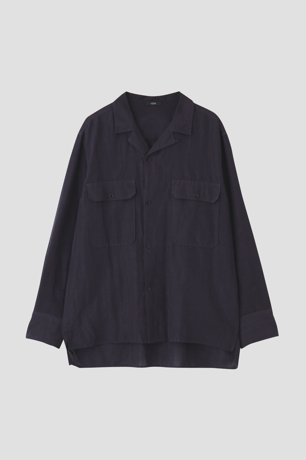 YLEVE 「YLEVE / COTTON RAMIE BROAD SHIRT」|シャツ・ブラウス|