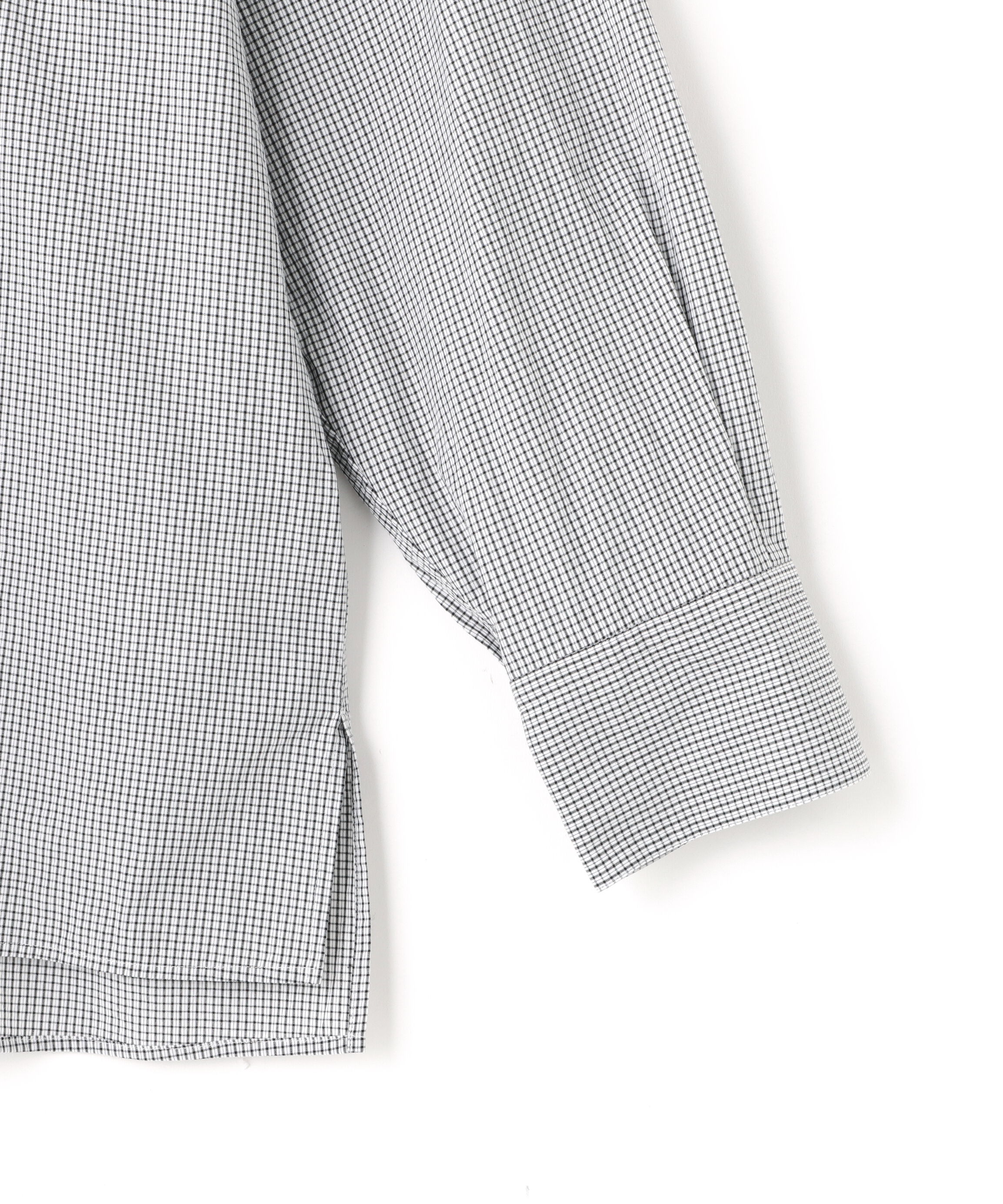YLEVE 「YLEVE / COTTON STRIPE CHECK PULL OVER SHIRT」|シャツ・ブラウス|