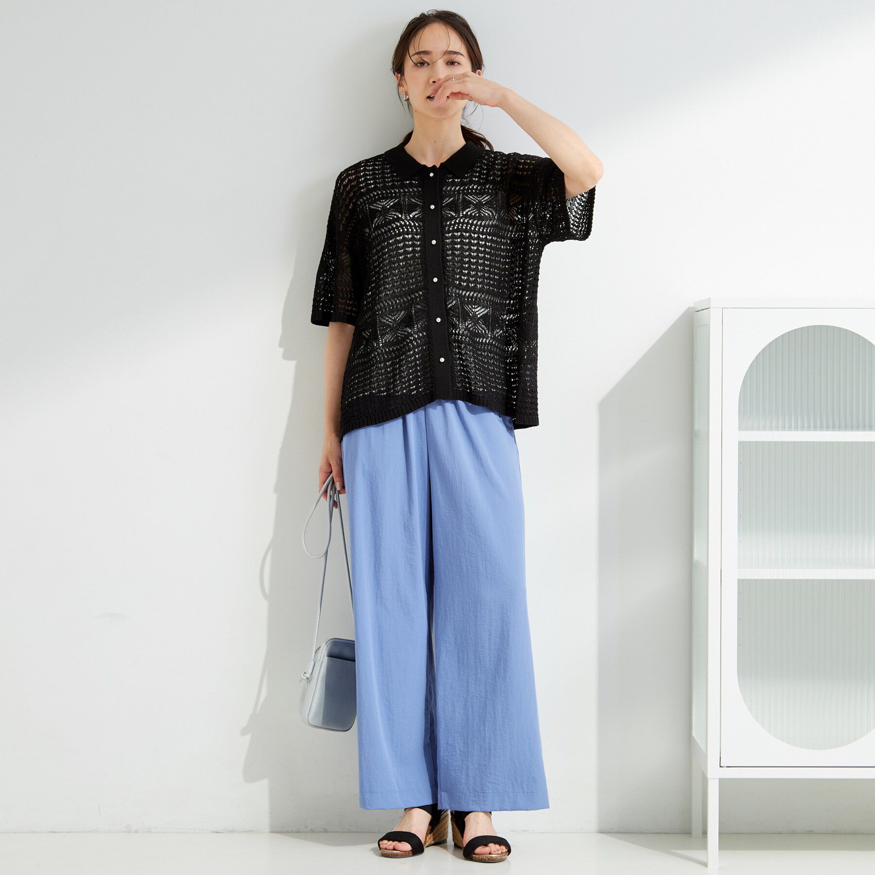 SHOO･LA･RUE「レースニットカーディガン」|カーディガン|