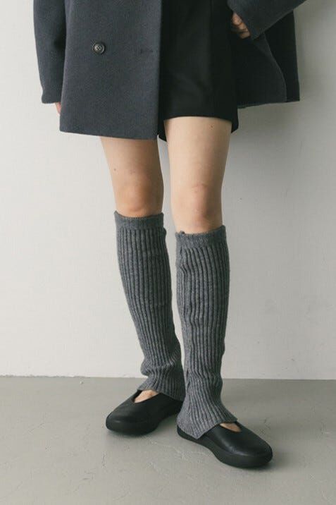 STYLEMIXER「リブレッグウォーマー」|その他|GRY